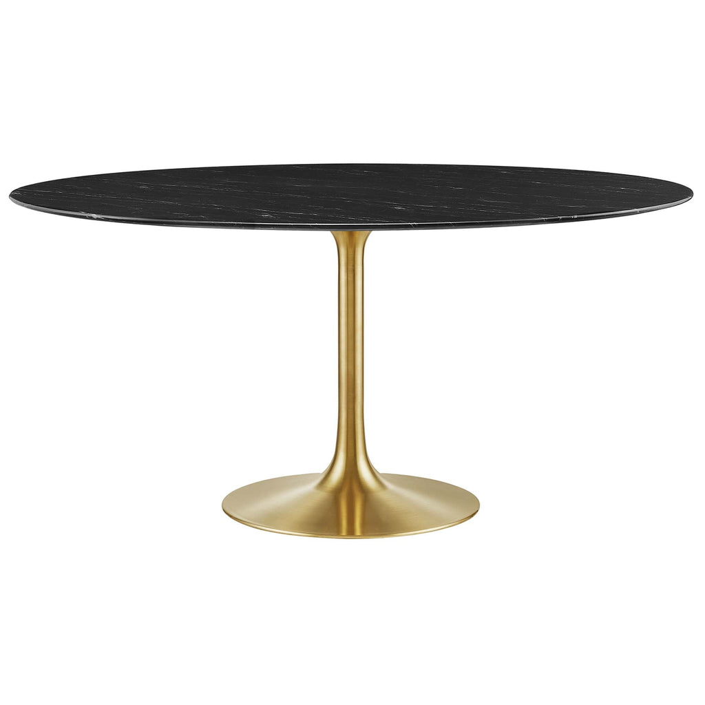 Lippa 60" Round Faux Marble Dining Table by Modway - EEI-5241