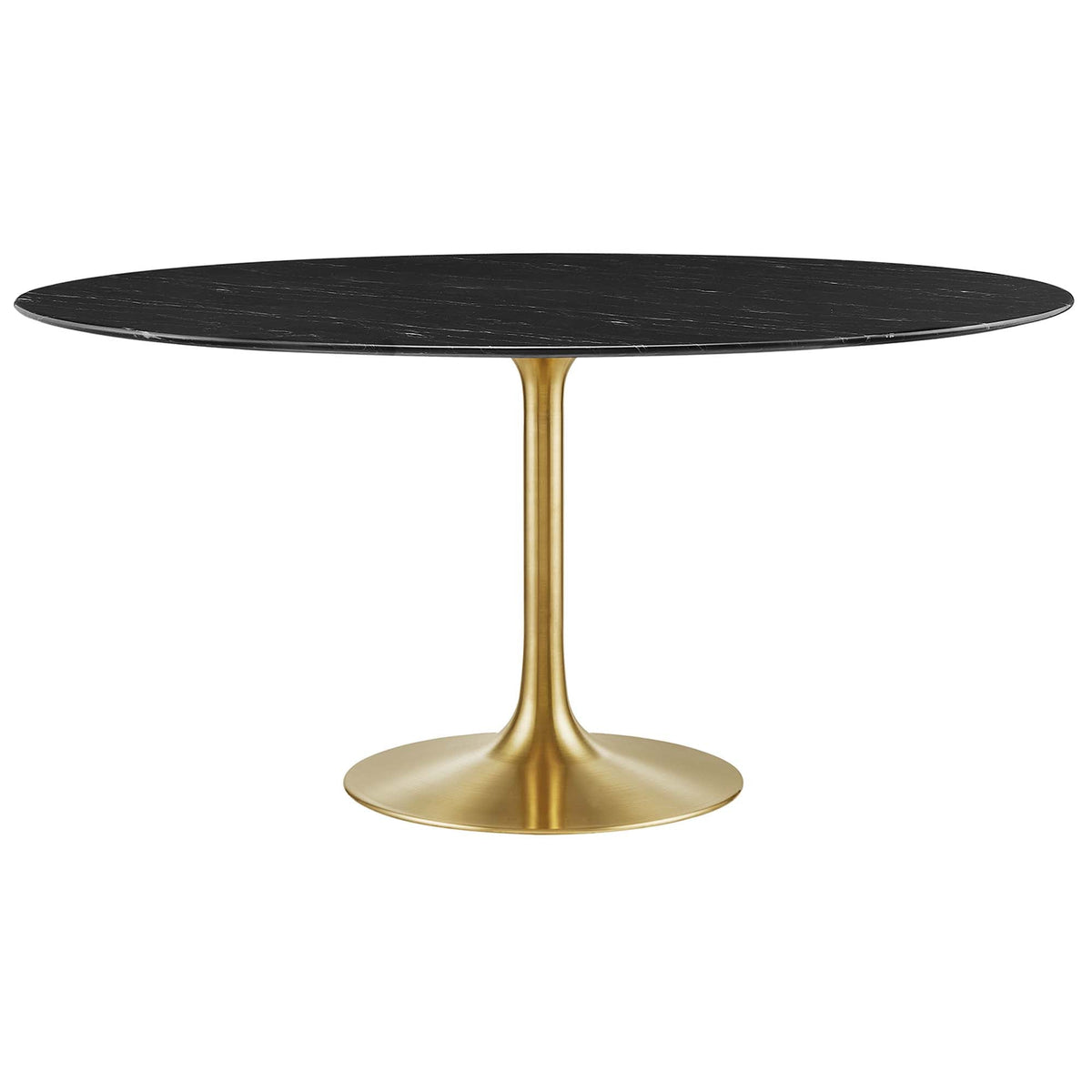 Lippa 60" Round Faux Marble Dining Table by Modway - EEI-5241