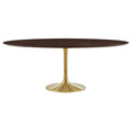 Lippa 78" Oval Wood Dining Table by Modway - EEI-5526