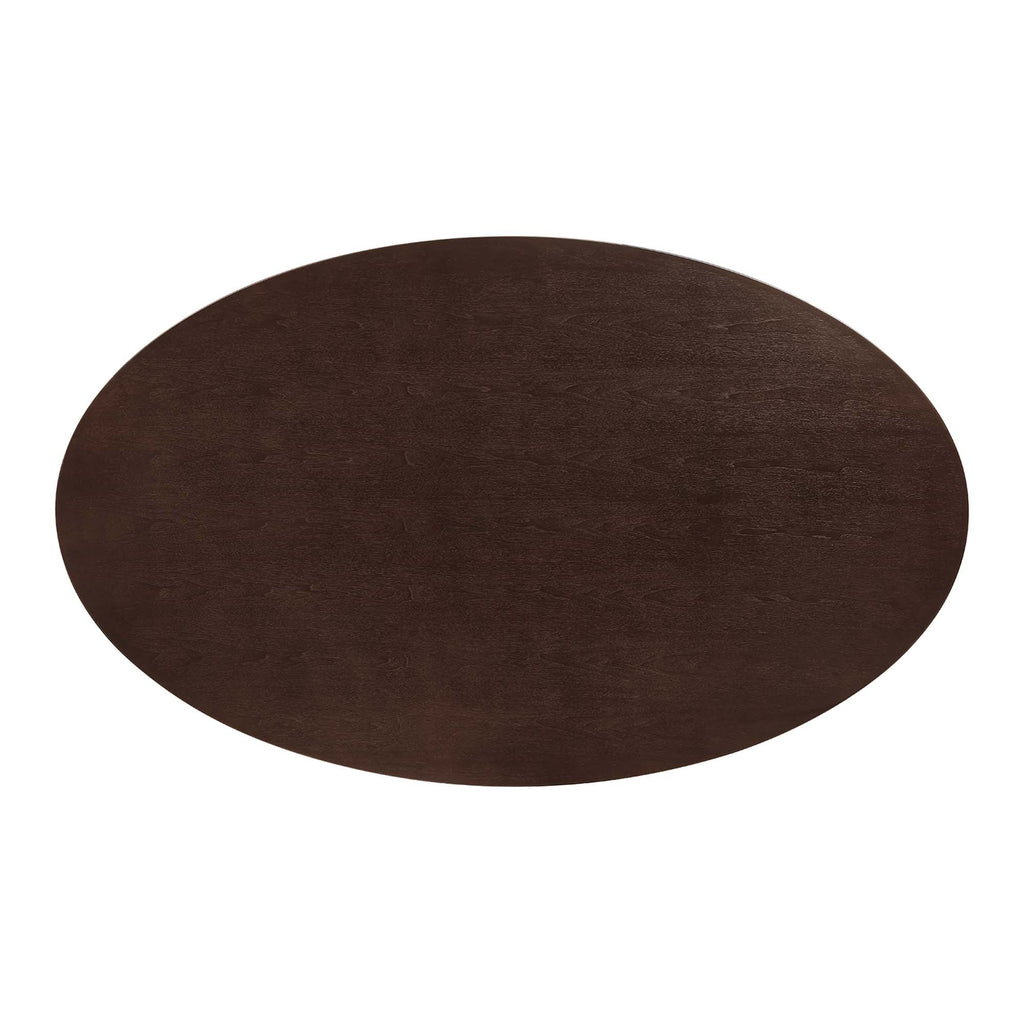 Lippa 78" Oval Wood Dining Table by Modway - EEI-5526