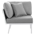 Stance Outdoor Patio Aluminum Corner Chair by Modway