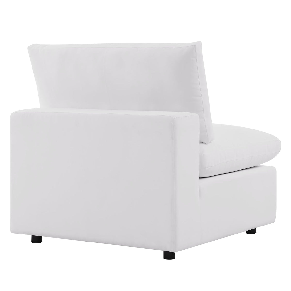 Commix 5-Piece Outdoor Patio Sectional Sofa by Modway - Charcoal / White (EEI-5589)