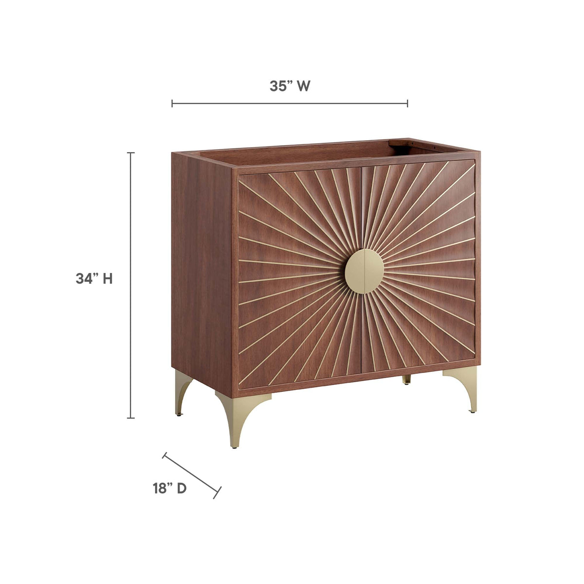 Daylight 36" Bathroom Vanity Cabinet by Modway