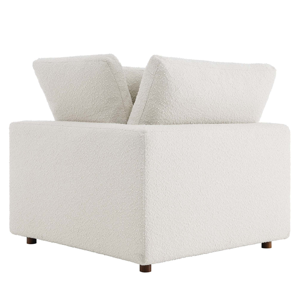 Commix Down Filled Overstuffed Boucle Fabric Corner Chair by Modway
