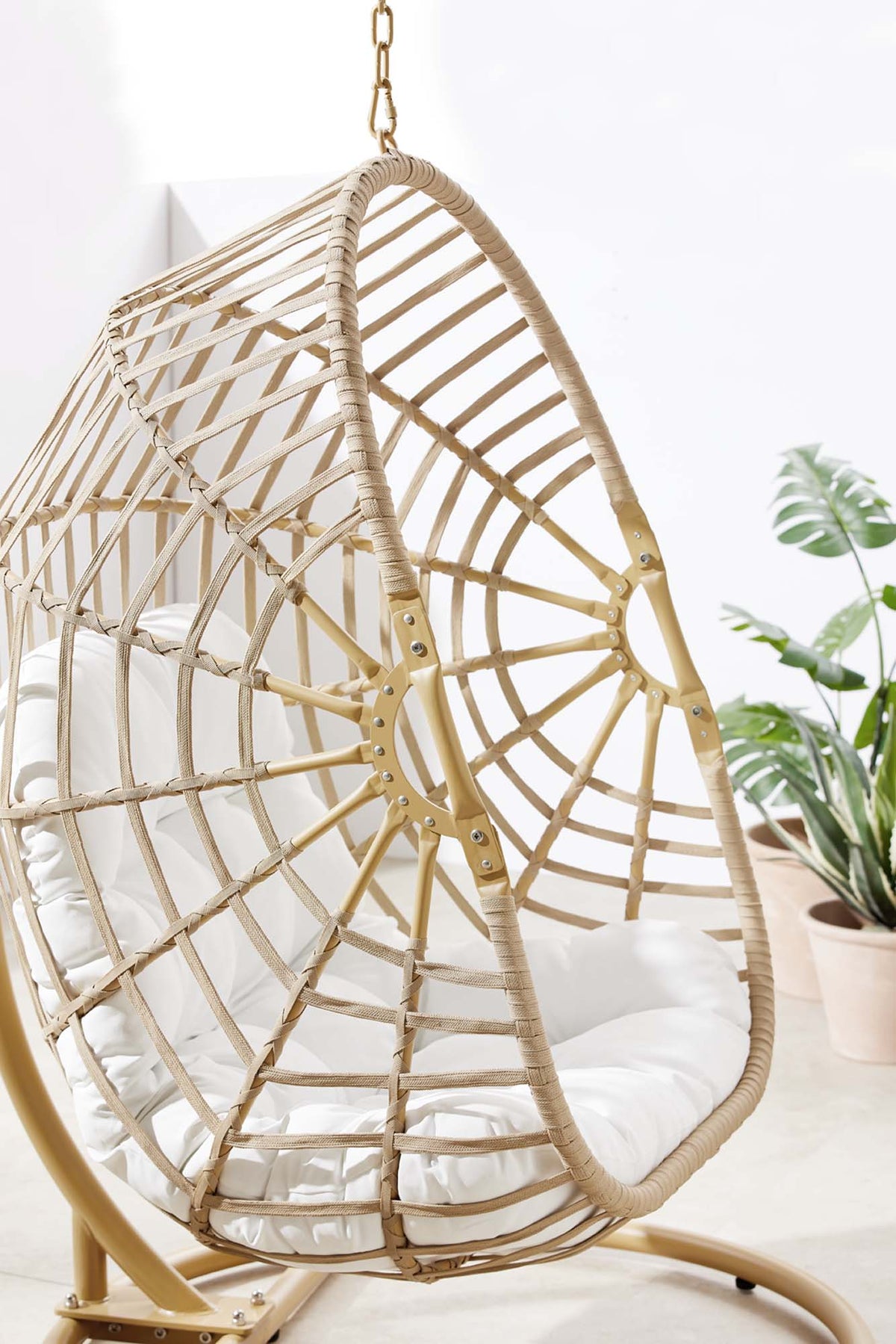 Amalie Wicker Rattan Outdoor Patio Rattan Swing Chair by Modway