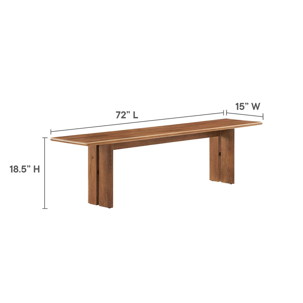 Amistad 46" Wood Bench by Modway