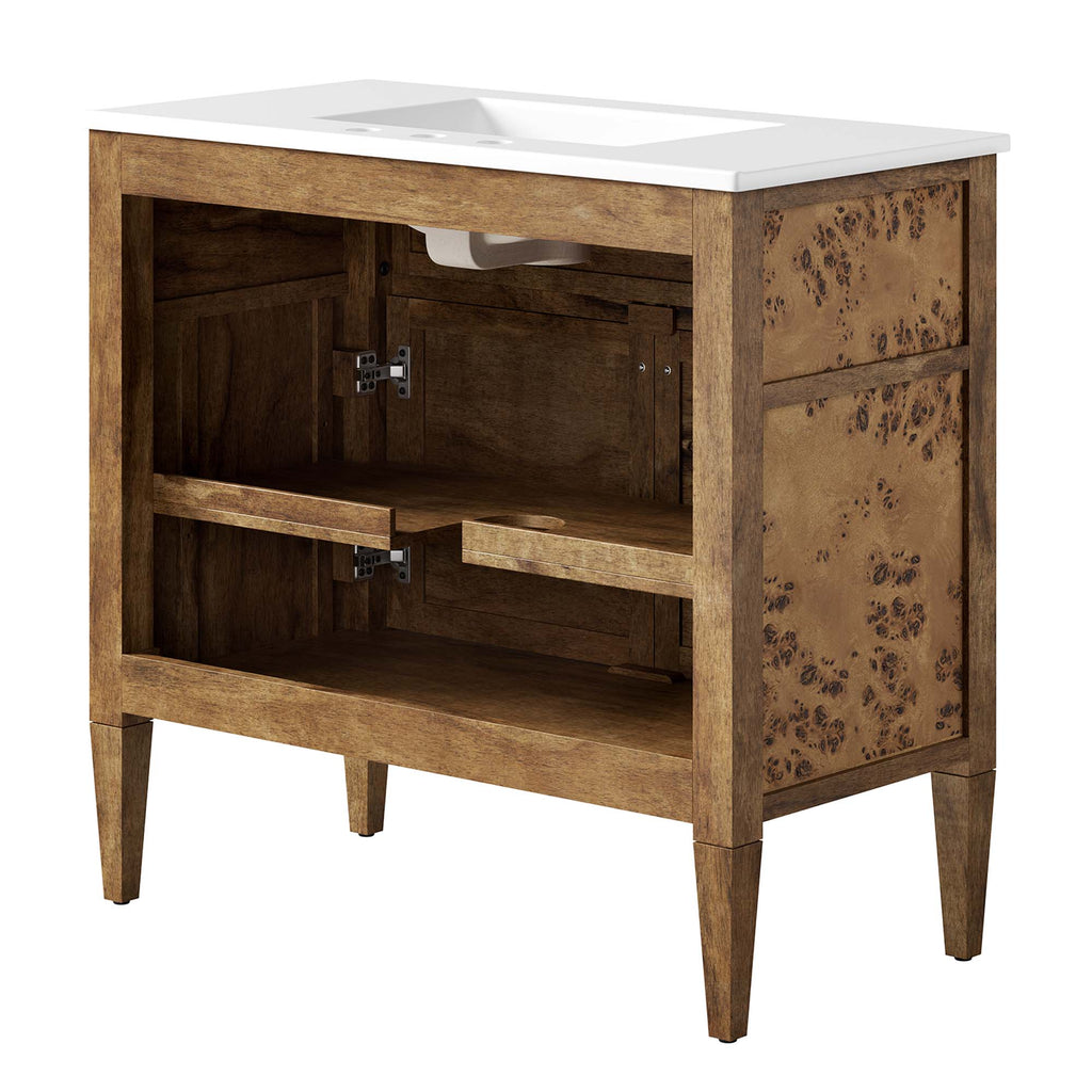 Elysian 36" Wood Bathroom Vanity by Modway - EEI-6448