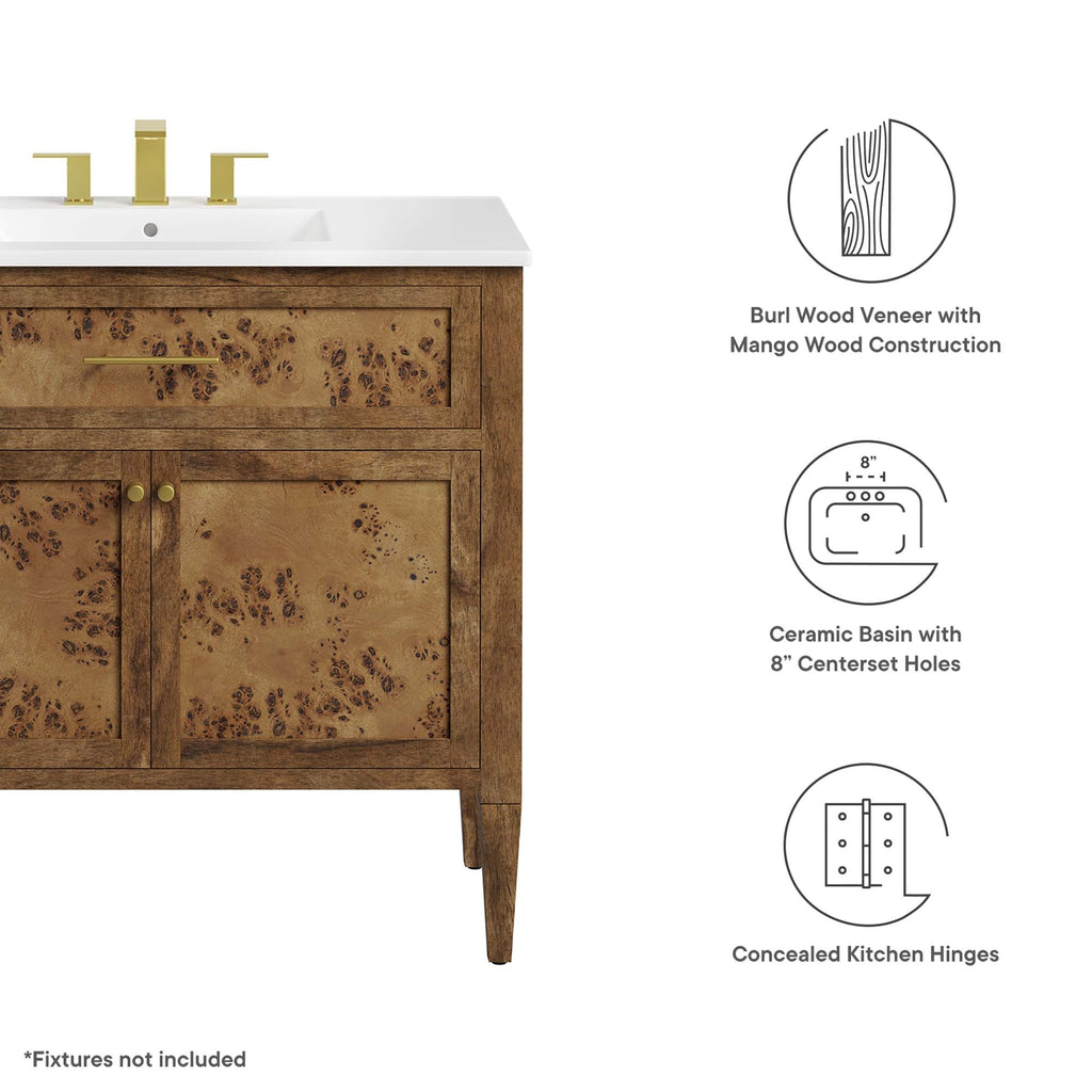 Elysian 36" Wood Bathroom Vanity by Modway - EEI-6448