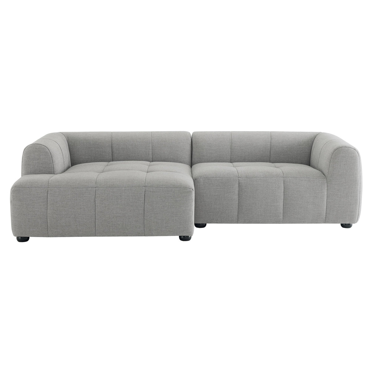 Liana Left-Facing Upholstered Fabric Modular Sofa with Chaise by Modway