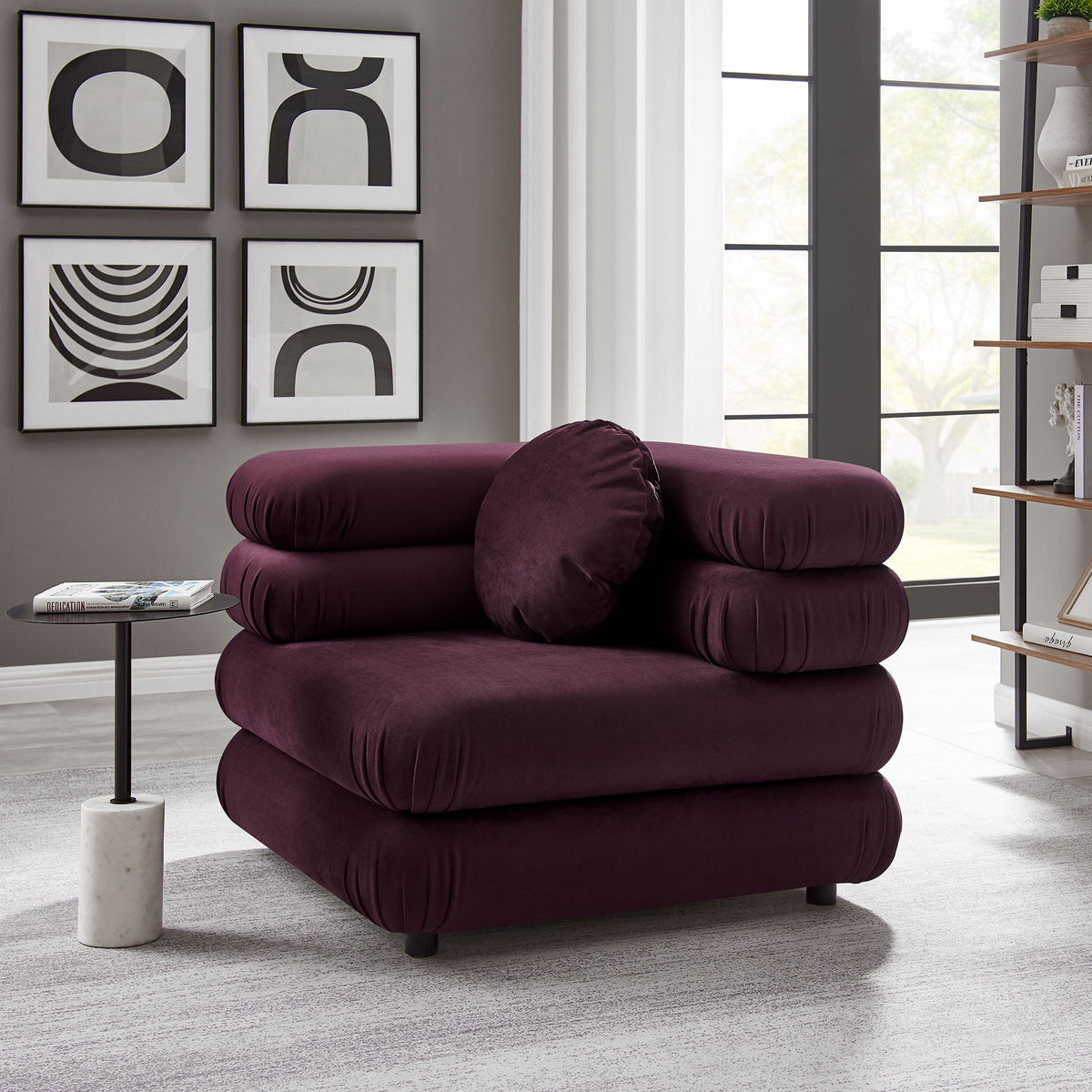 Jubilee Modular Performance Velvet Corner Chair by Modway
