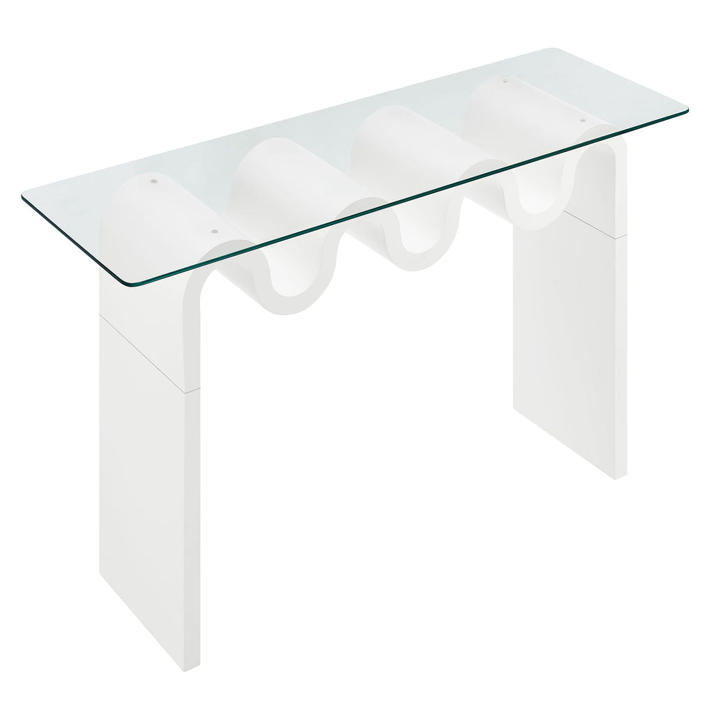 Ondine Glass Top 50" Console Table by Modway