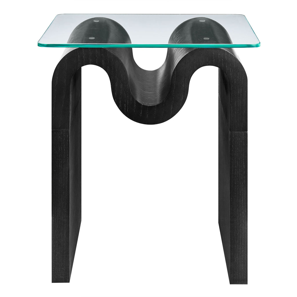 Ondine Glass Top Side Table by Modway