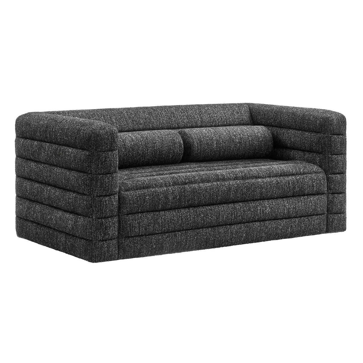 Relle Channel Tufted Boucle Upholstered Loveseat by Modway
