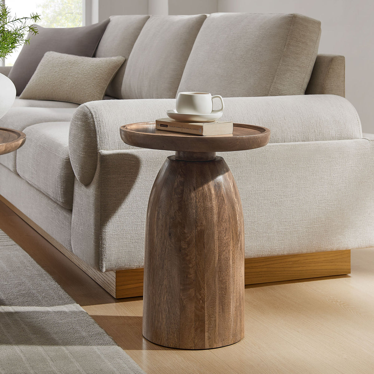 Holloway Round Wood Side Table by Modway