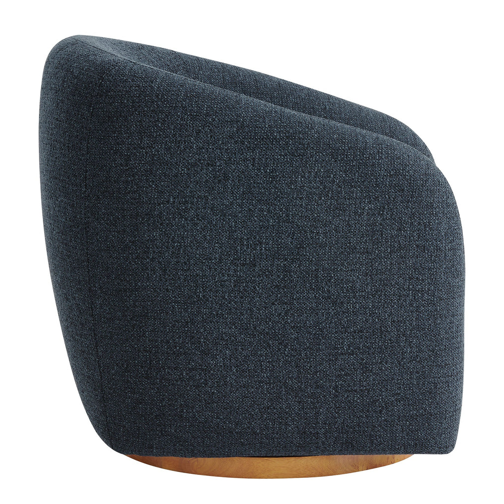 Holland Swivel Chenille Fabric Armchair by Modway