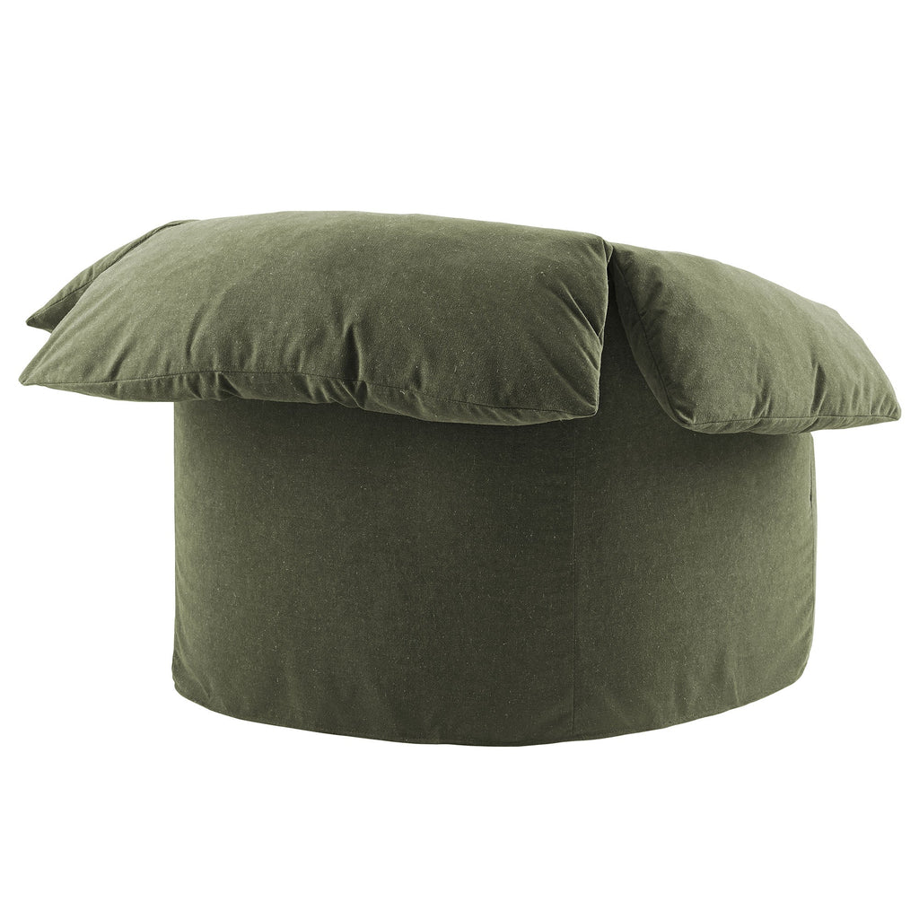Lark Slipcovered Fabric Oversized Armchair by Modway