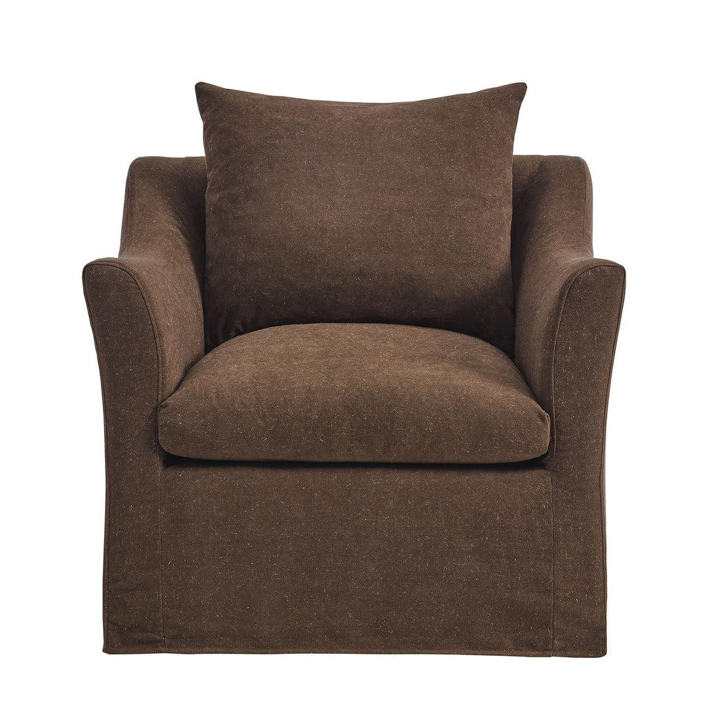 Somerset Linen Blend Slipcovered Armchair by Modway
