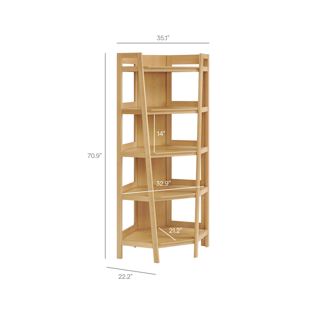 Bixby 71 Inch Corner Bookshelf by Modway