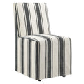 Tessera Striped Slipcovered Dining Side Chair by Modway