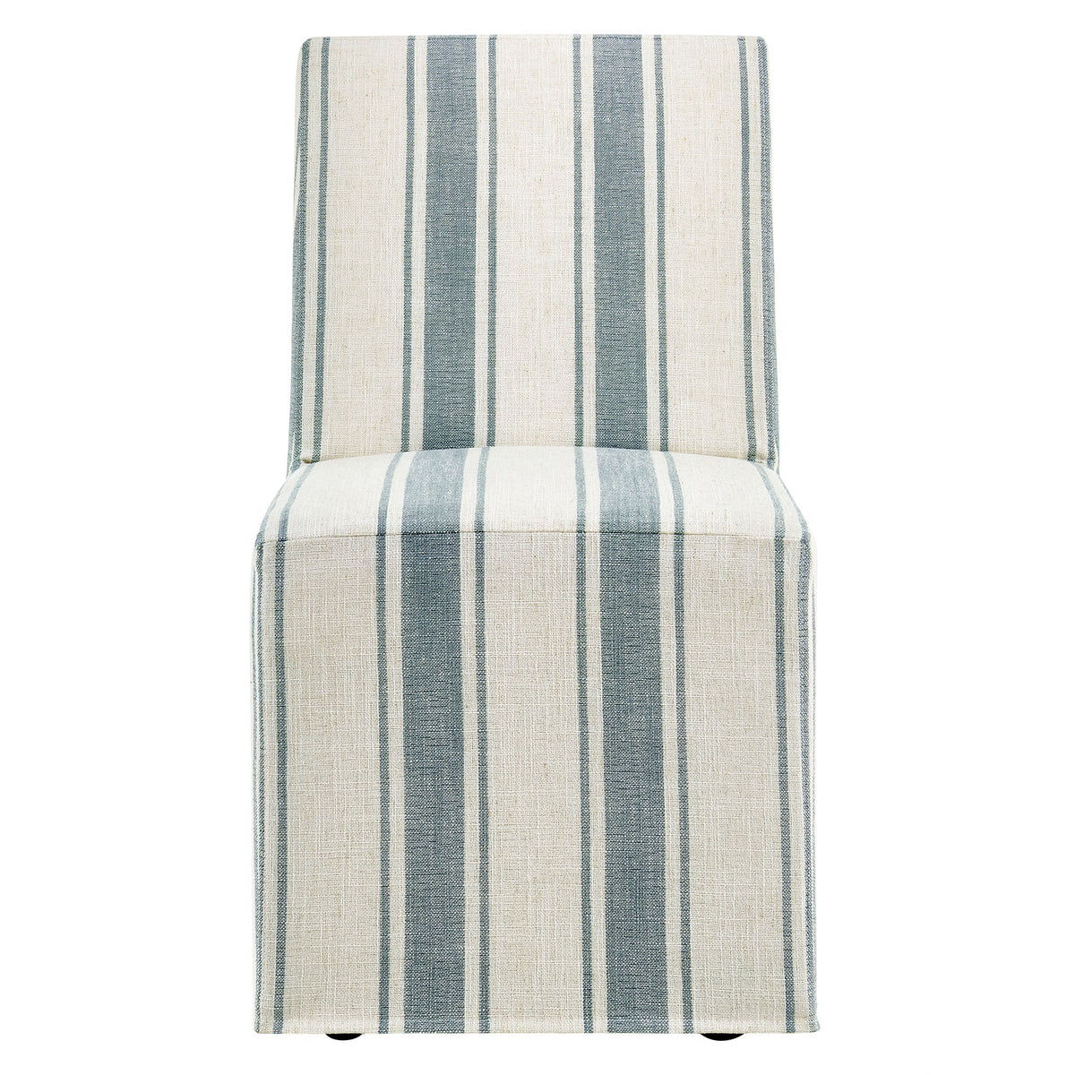 Tessera Striped Slipcovered Dining Side Chair by Modway