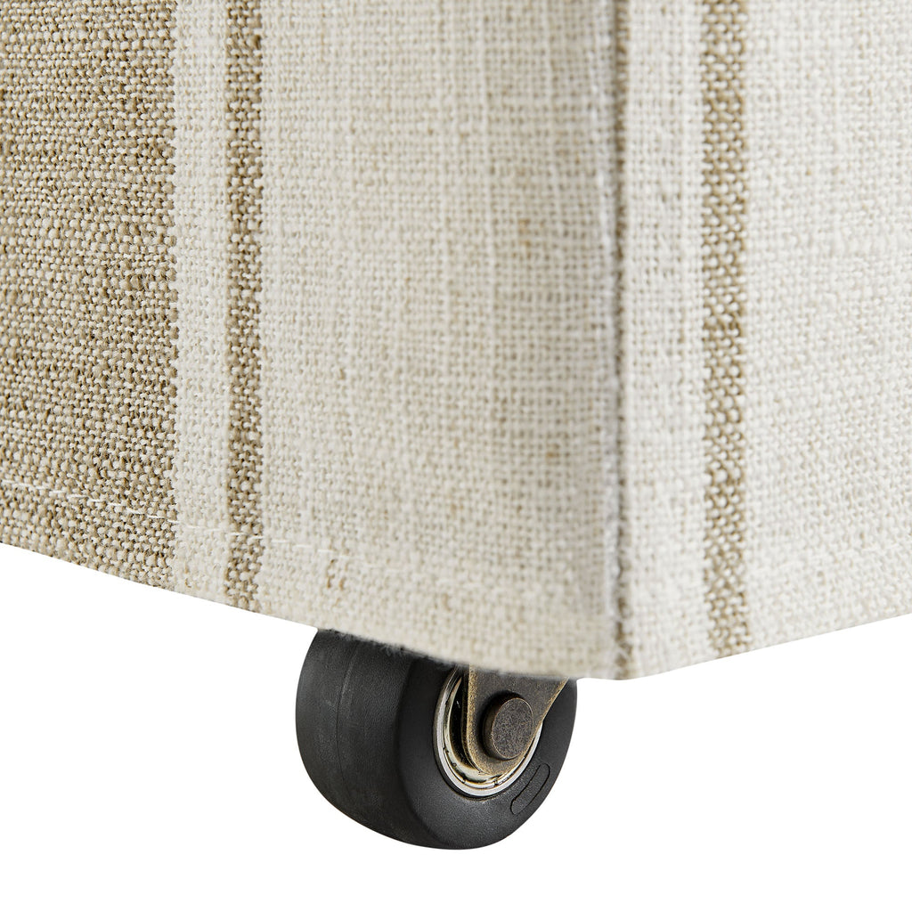Tessera Striped Slipcovered Dining Side Chair by Modway