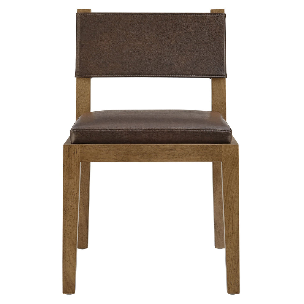 Calder Vegan Leather Dining Side Chair by Modway