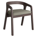Kona Outdoor Patio Teak Wood Barrel Dining Chair by Modway