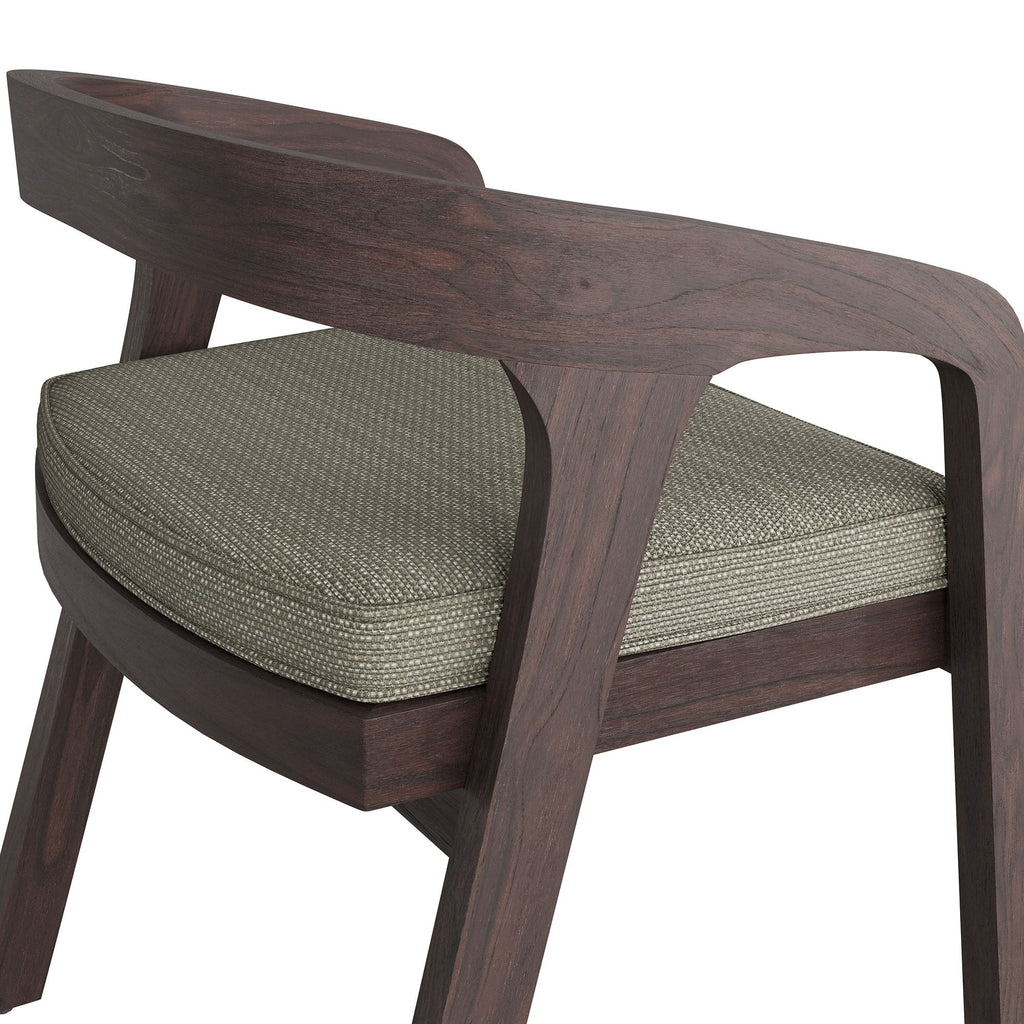 Kona Outdoor Patio Teak Wood Barrel Dining Chair by Modway