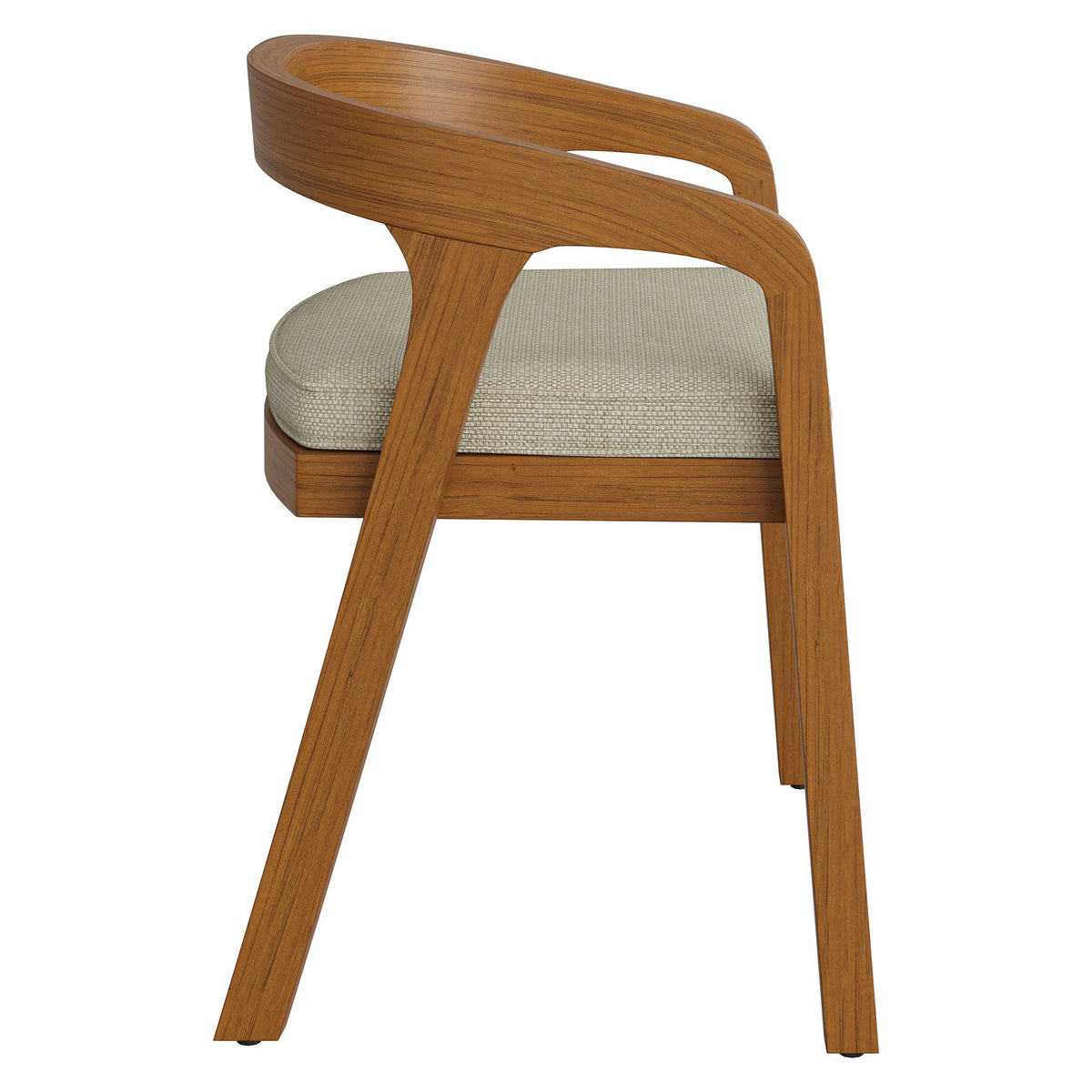 Kona Outdoor Patio Teak Wood Barrel Dining Chair by Modway