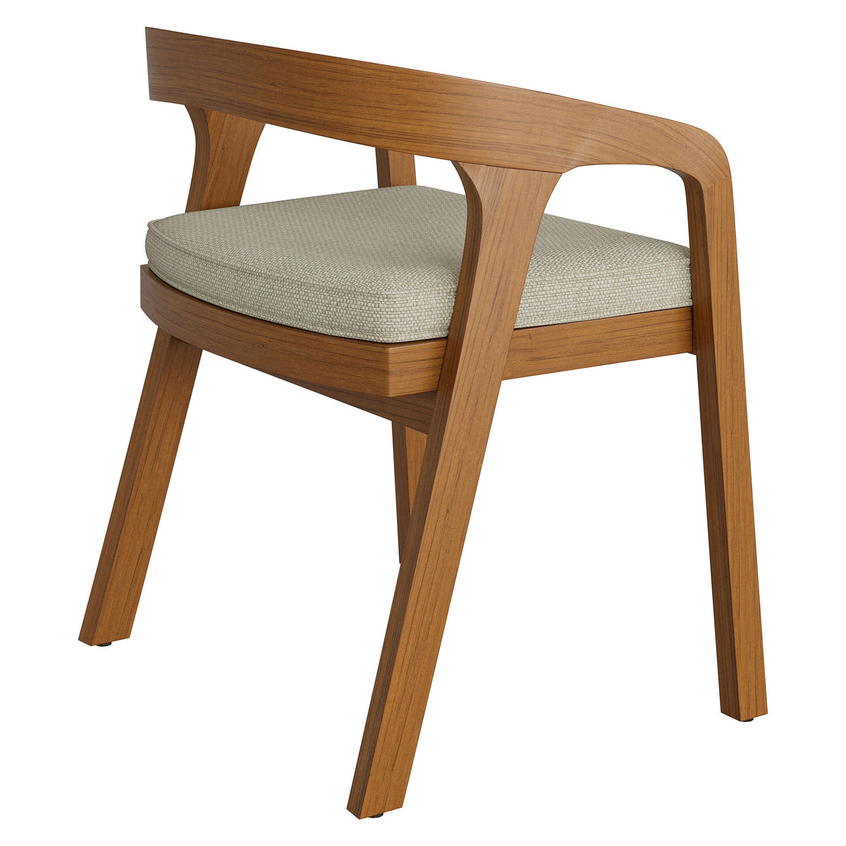 Kona Outdoor Patio Teak Wood Barrel Dining Chair by Modway