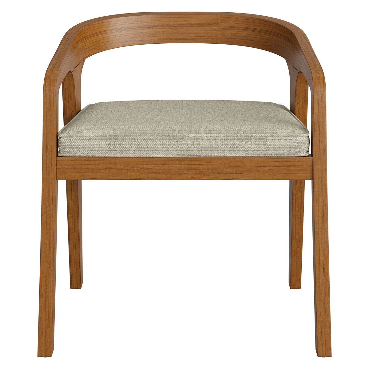 Kona Outdoor Patio Teak Wood Barrel Dining Chair by Modway