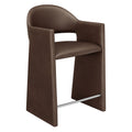 Talia 37 Inch Vegan Leather Counter Stool by Modway
