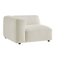 Auren Lattice Bouclé Upholstered Modular Left-Facing Arm Chair by Modway