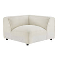 Auren Lattice Bouclé Upholstered Modular Corner Chair by Modway