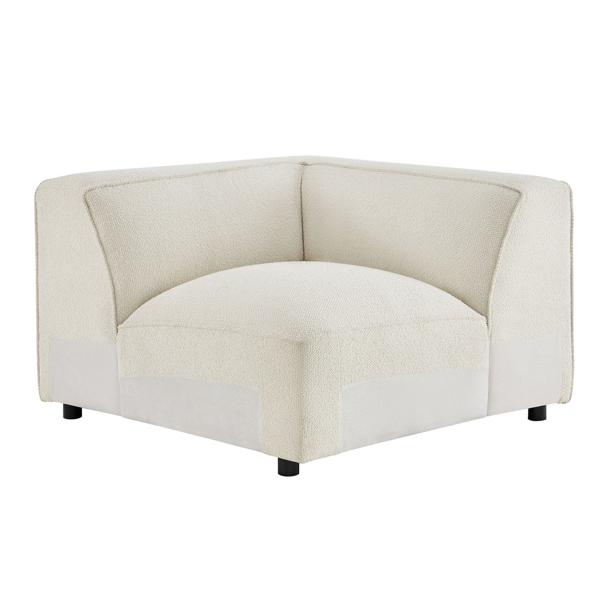 Auren Lattice Bouclé Upholstered Modular Corner Chair by Modway