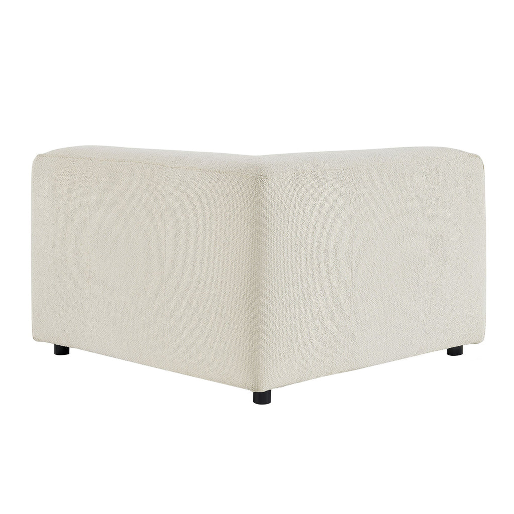 Auren Lattice Bouclé Upholstered Modular Corner Chair by Modway