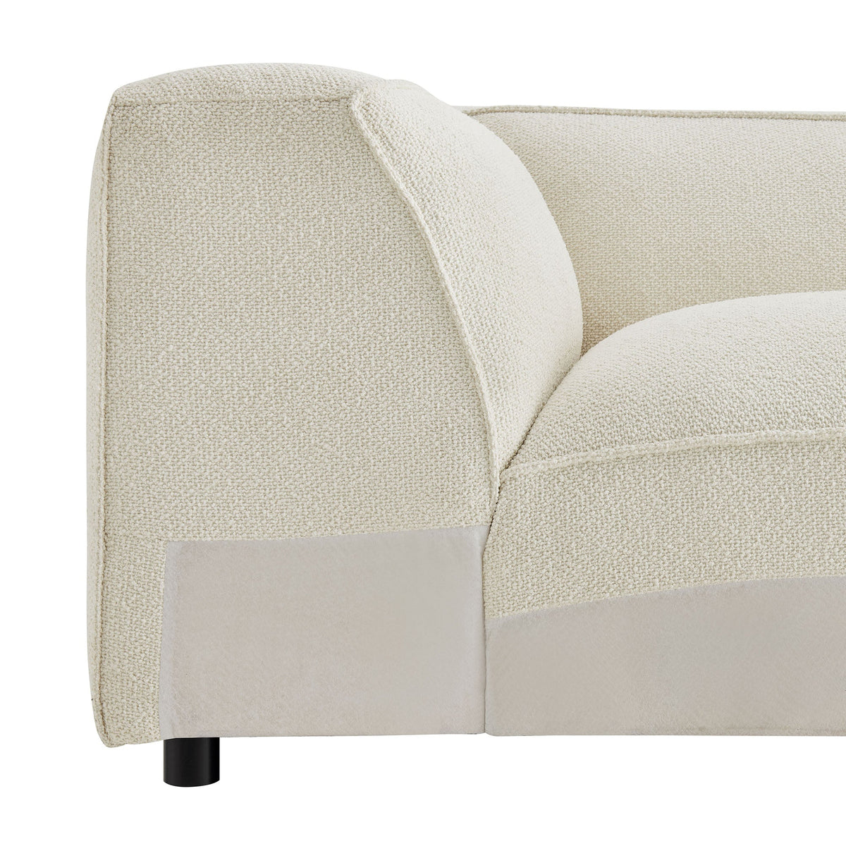 Auren Lattice Bouclé Upholstered Modular Corner Chair by Modway