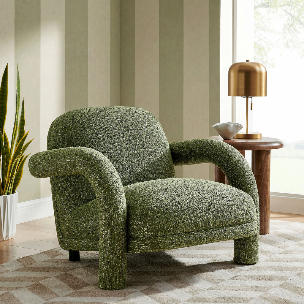 Ferris Textured Woven Fabric Lounge Chair by Modway