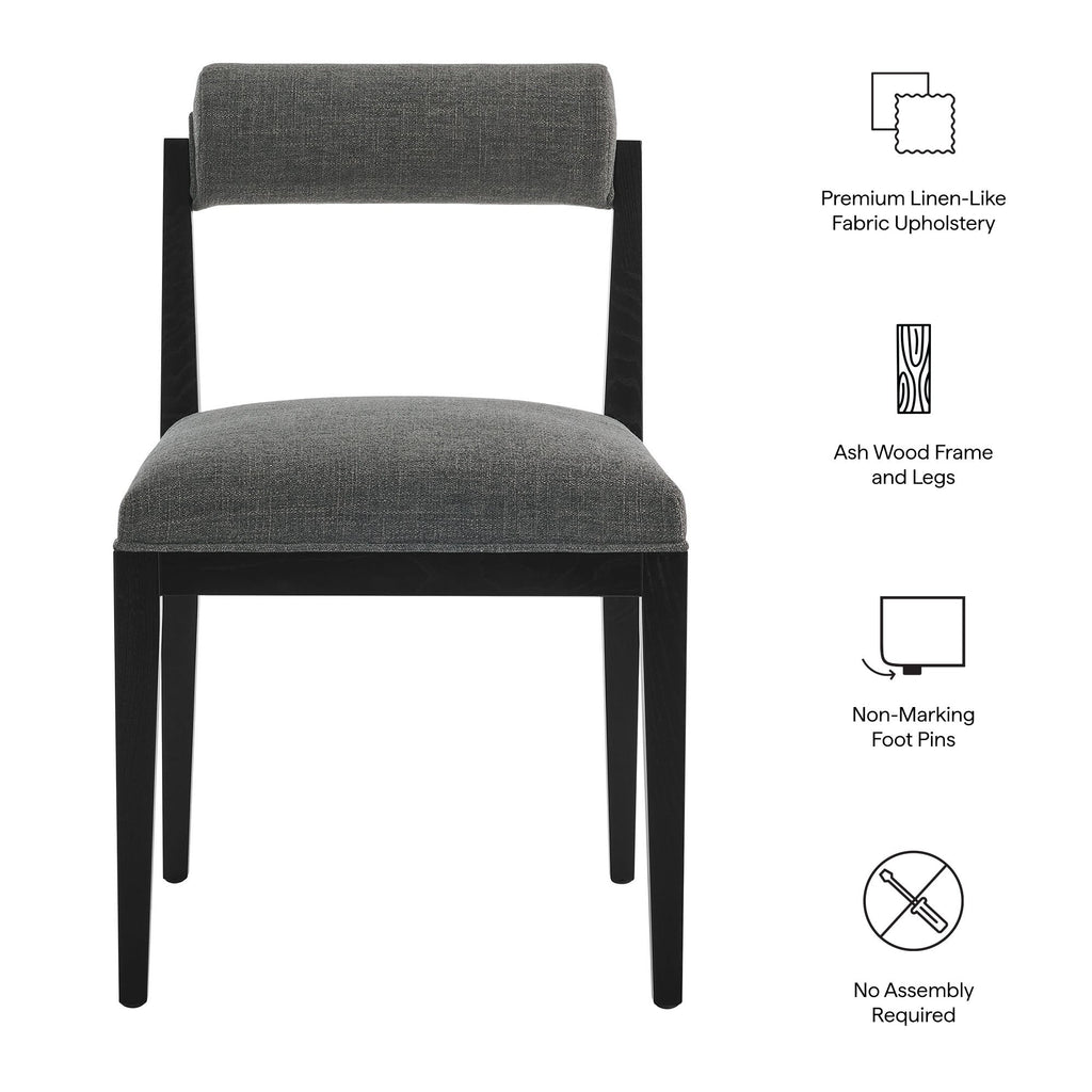 Kai Fabric Dining Chair Set of 2 by Modway