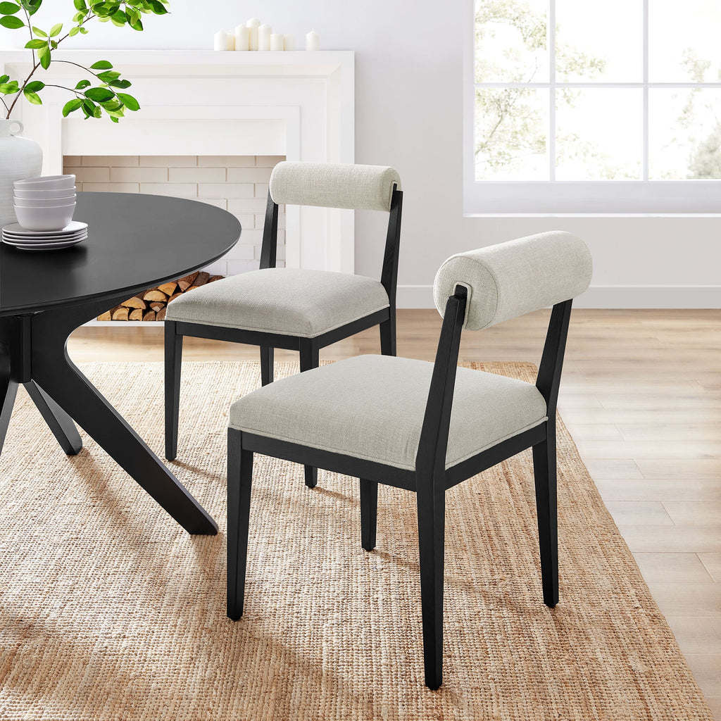 Kai Fabric Dining Chair Set of 2 by Modway