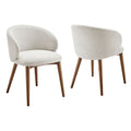 Anelle Upholstered Fabric Dining Chairs Set of 2 by Modway