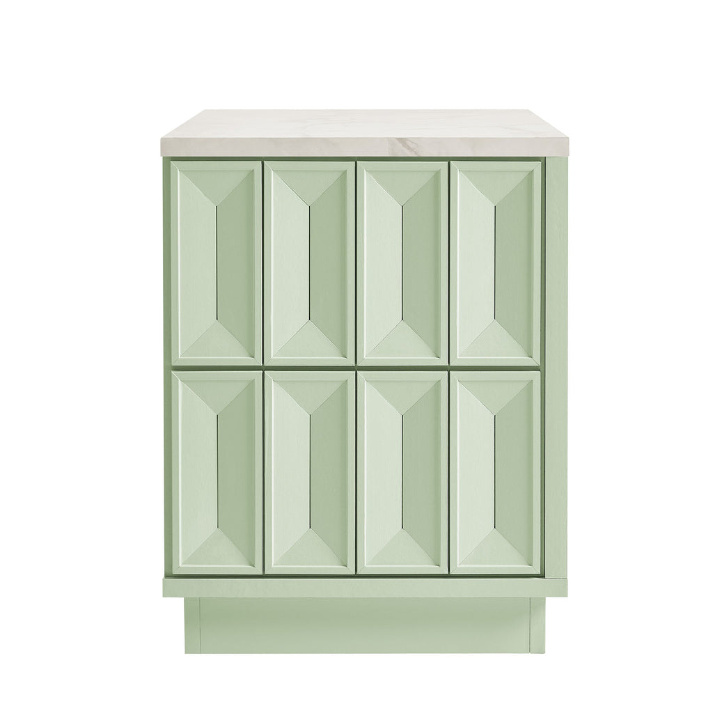 Mabry 23 Inch Geometric Faceted Two Drawer Nightstand by Modway