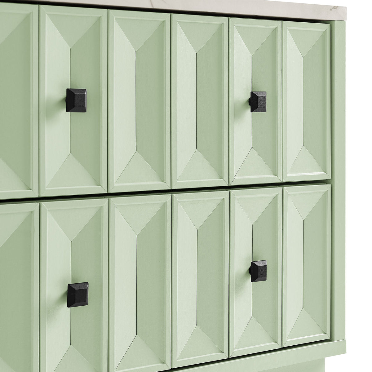 Mabry 23 Inch Geometric Faceted Two Drawer Nightstand by Modway