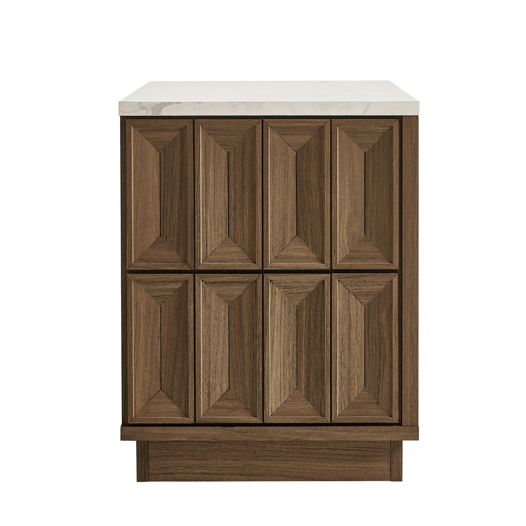 Mabry 23 Inch Geometric Faceted Two Drawer Nightstand by Modway