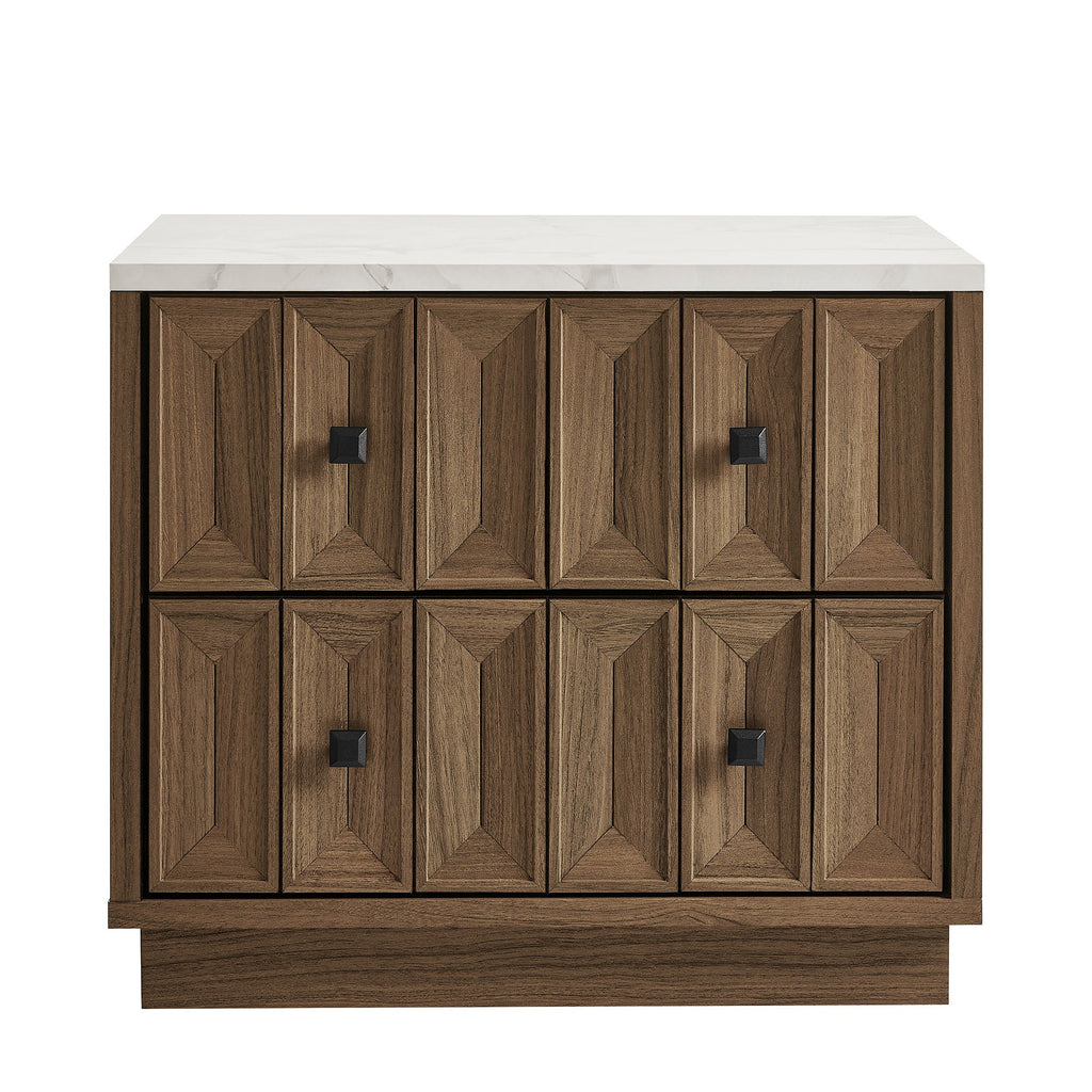 Mabry 23 Inch Geometric Faceted Two Drawer Nightstand by Modway
