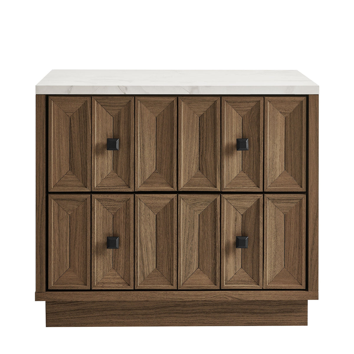 Mabry 23 Inch Geometric Faceted Two Drawer Nightstand by Modway