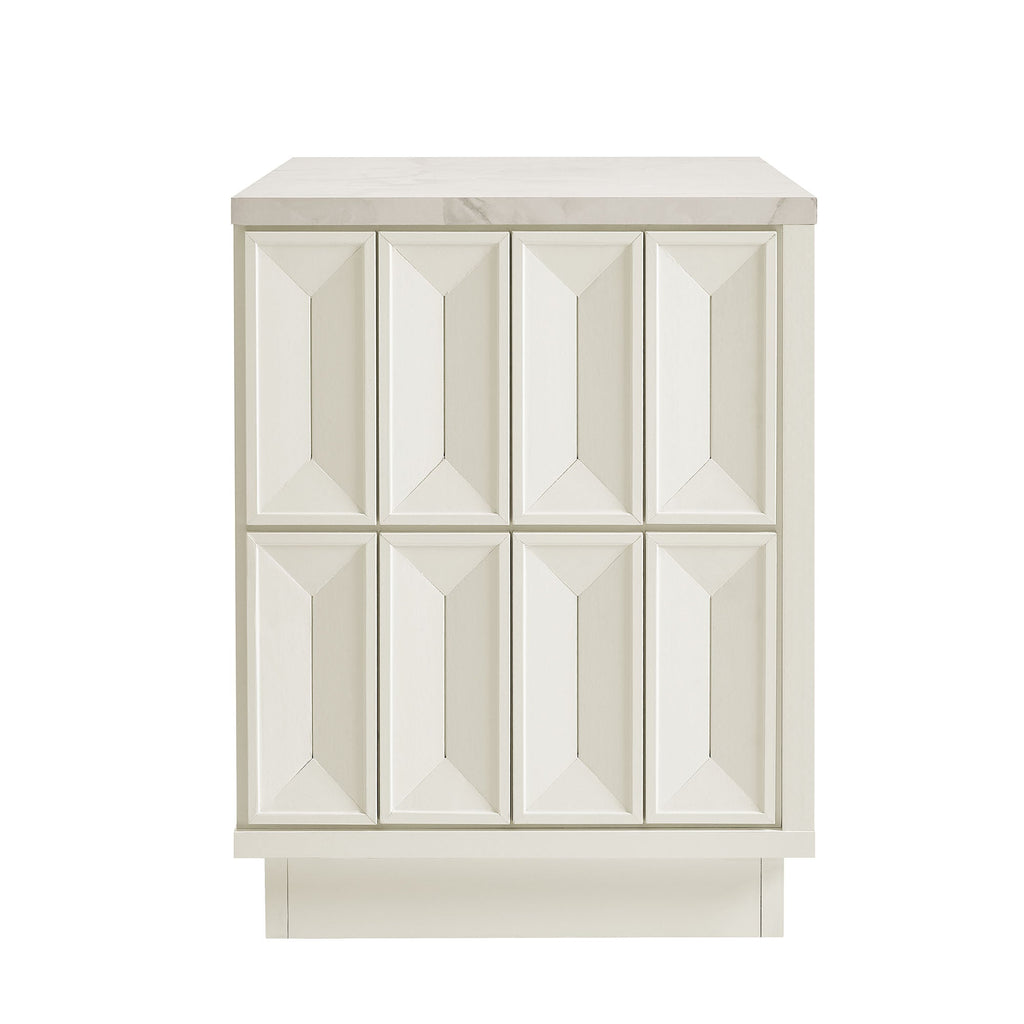 Mabry 23 Inch Geometric Faceted Two Drawer Nightstand by Modway