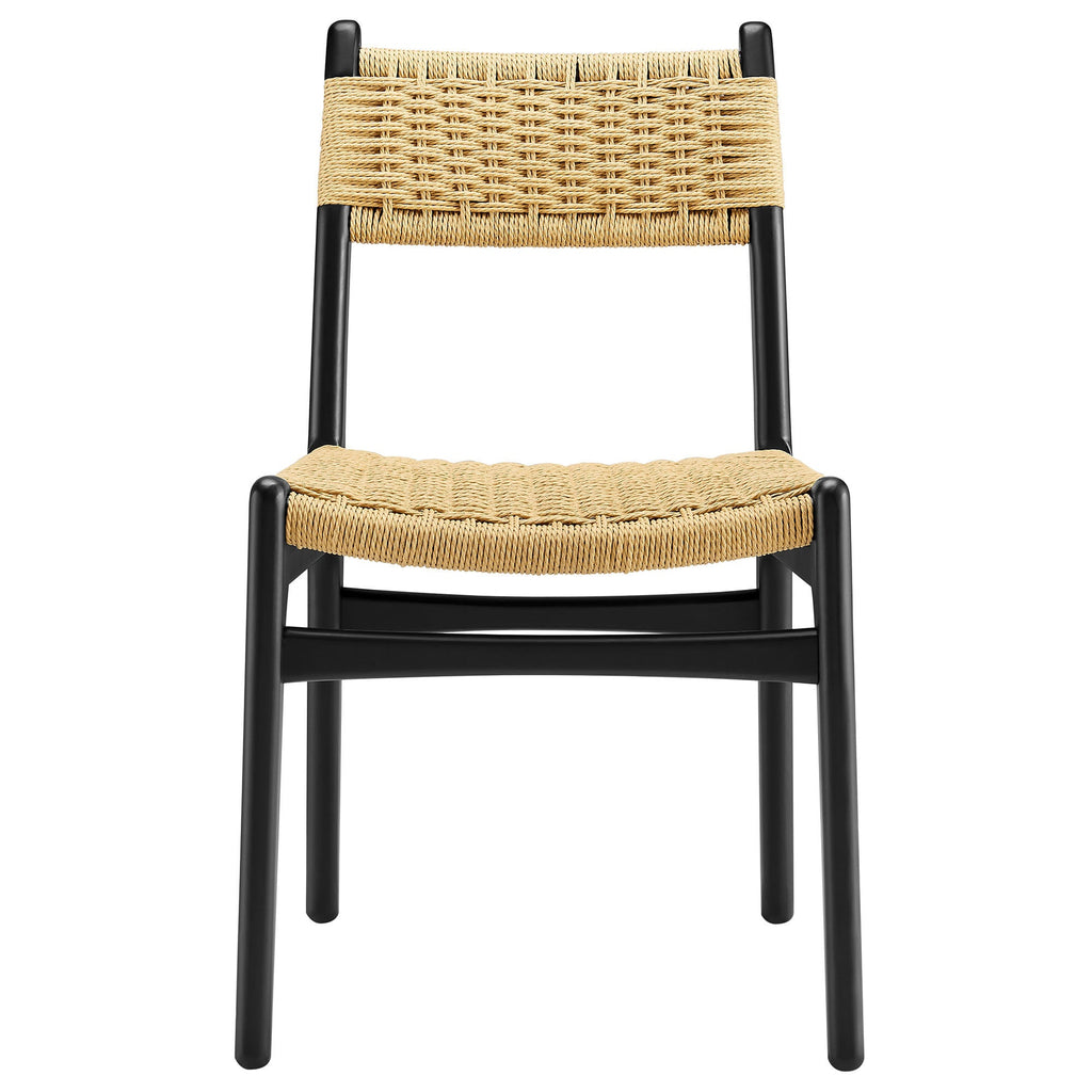 Wynn Rope and Wood Dining Side Chair by Modway