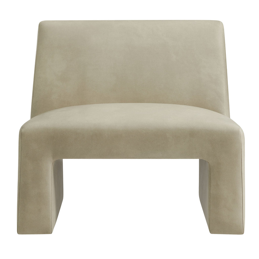 Amita Vegan Leather Armless Accent Chair by Modway