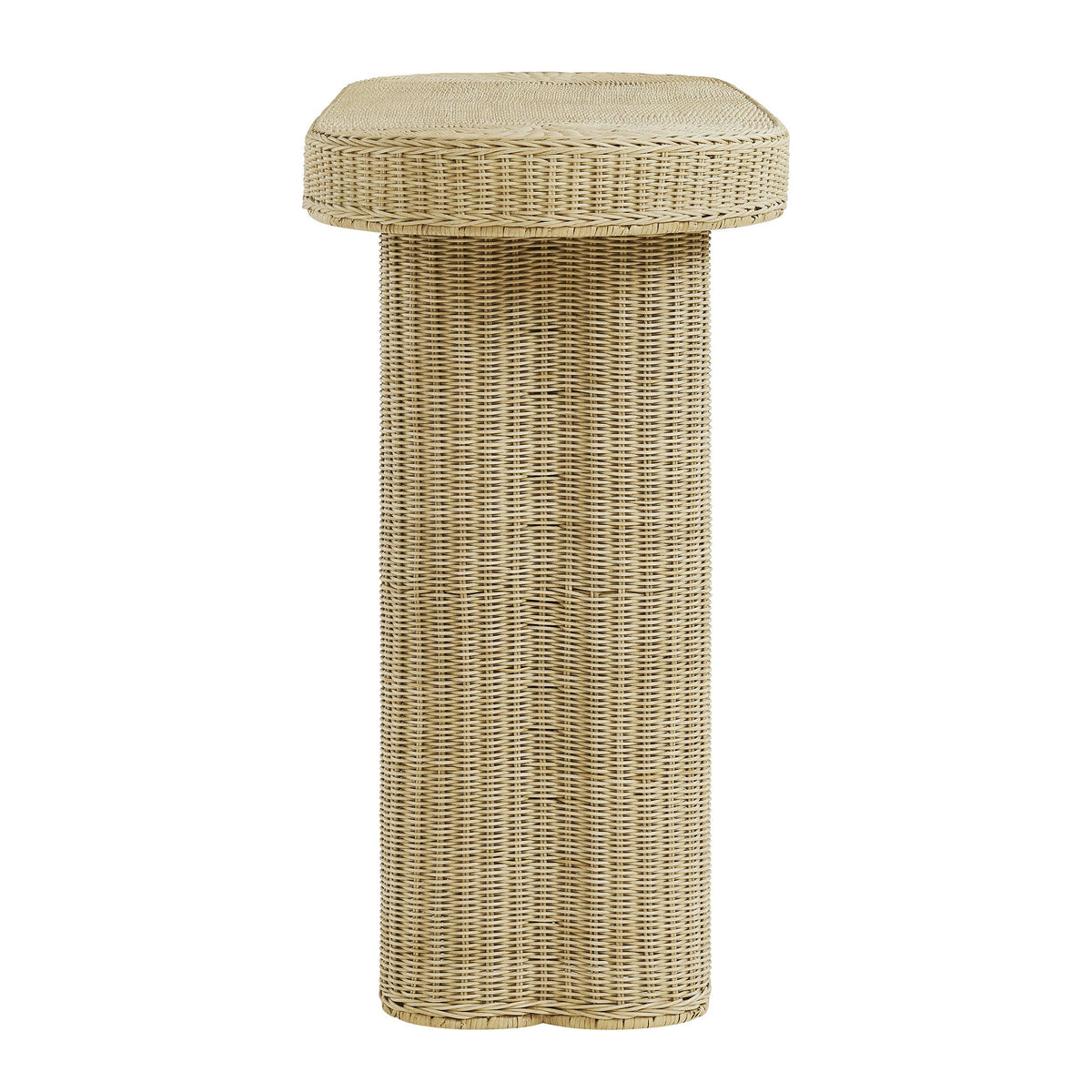 Sarova 59 Inch Natural Rattan Oval Console Table by Modway - EEI-7915